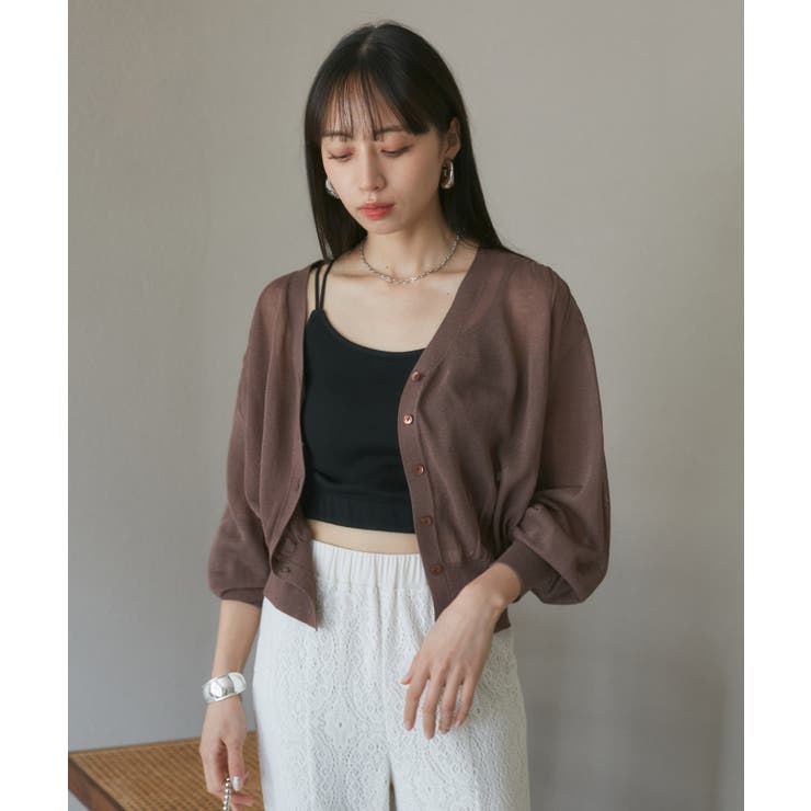 【洗える】ダブルストラップ短丈カップ付きキャミソール | VIS  | 詳細画像12 