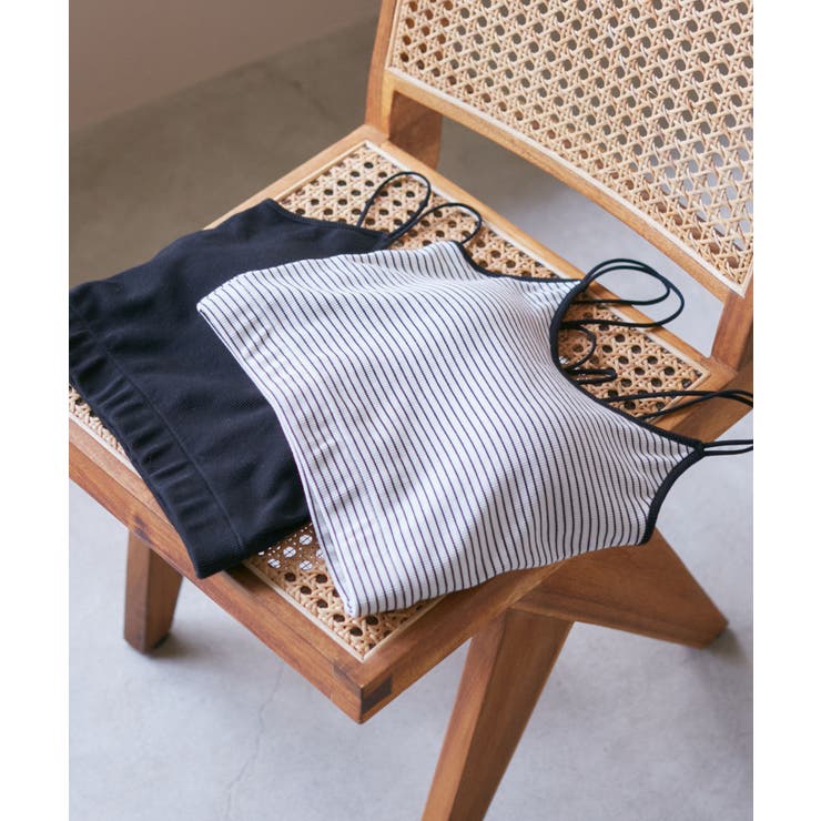 【洗える】ダブルストラップ短丈カップ付きキャミソール | VIS  | 詳細画像2 