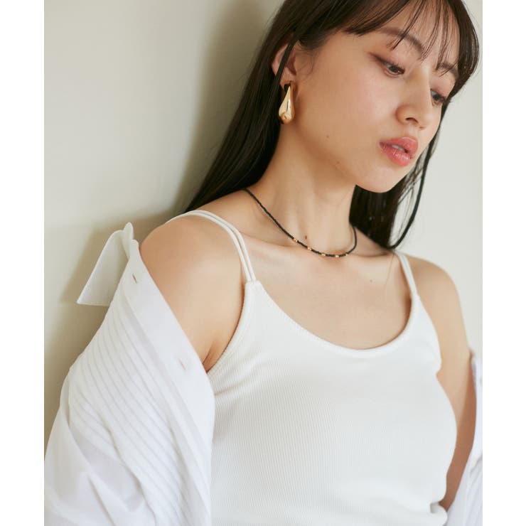 【洗える】ダブルストラップ短丈カップ付きキャミソール | VIS  | 詳細画像4 