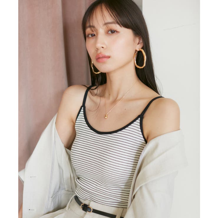 【洗える】ダブルストラップ短丈カップ付きキャミソール | VIS  | 詳細画像7 