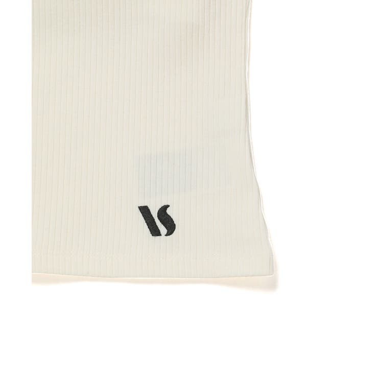 【ViVi12月号掲載】【選べる着丈】カップ付きロゴ刺繍キャミソール【洗える】 | VIS  | 詳細画像12 