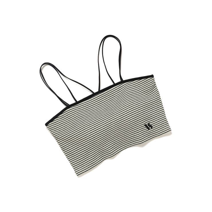 【ViVi12月号掲載】【選べる着丈】カップ付きロゴ刺繍キャミソール【洗える】 | VIS  | 詳細画像13 