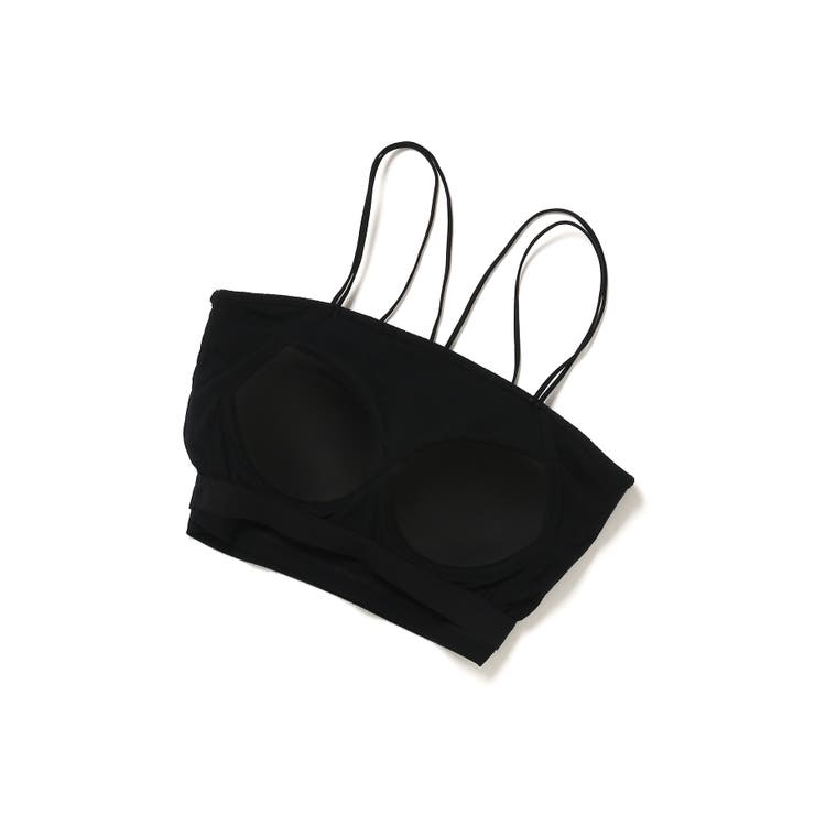 【ViVi12月号掲載】【選べる着丈】カップ付きロゴ刺繍キャミソール【洗える】 | VIS  | 詳細画像19 