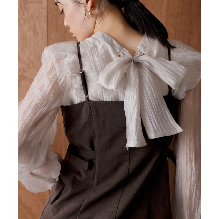 【時間限定値下げ】 Sov. フロントボタンベアビスチェ ビスチェ ベアボタン フロントボタン[品番：LGMW0005522]｜La