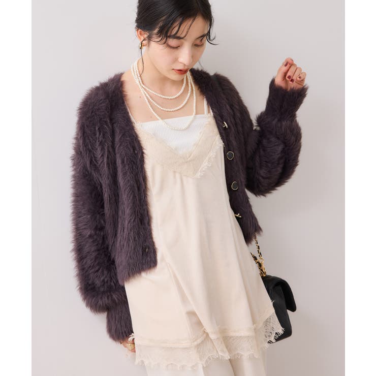 ベロアレースキャミチュニック | VIS  | 詳細画像14 