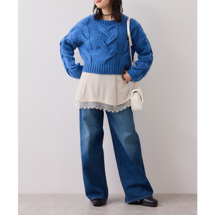 ベロアレースキャミチュニック | VIS  | 詳細画像16 