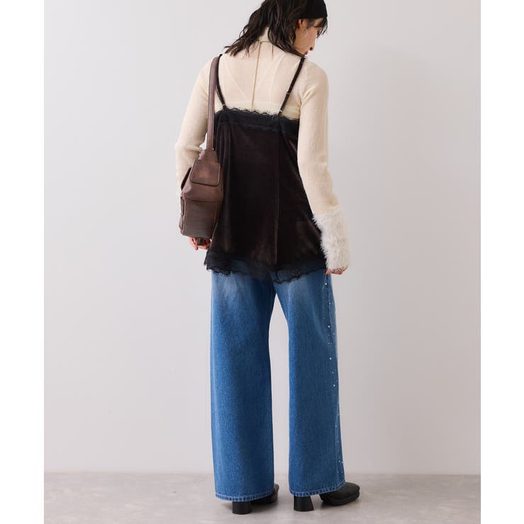 ベロアレースキャミチュニック | VIS  | 詳細画像3 