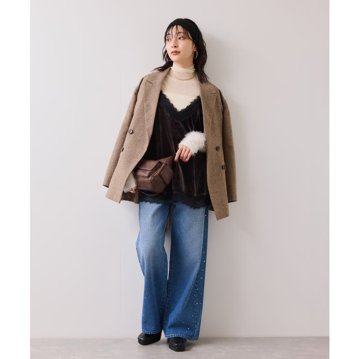 ベロアレースキャミチュニック | VIS  | 詳細画像8 