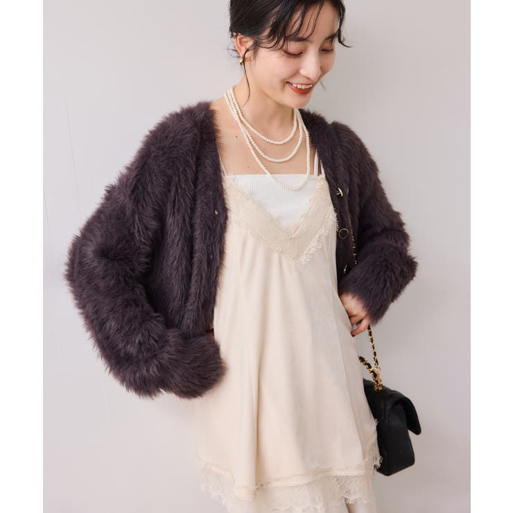 キナリ(16) | ベロアレースキャミチュニック | VIS 