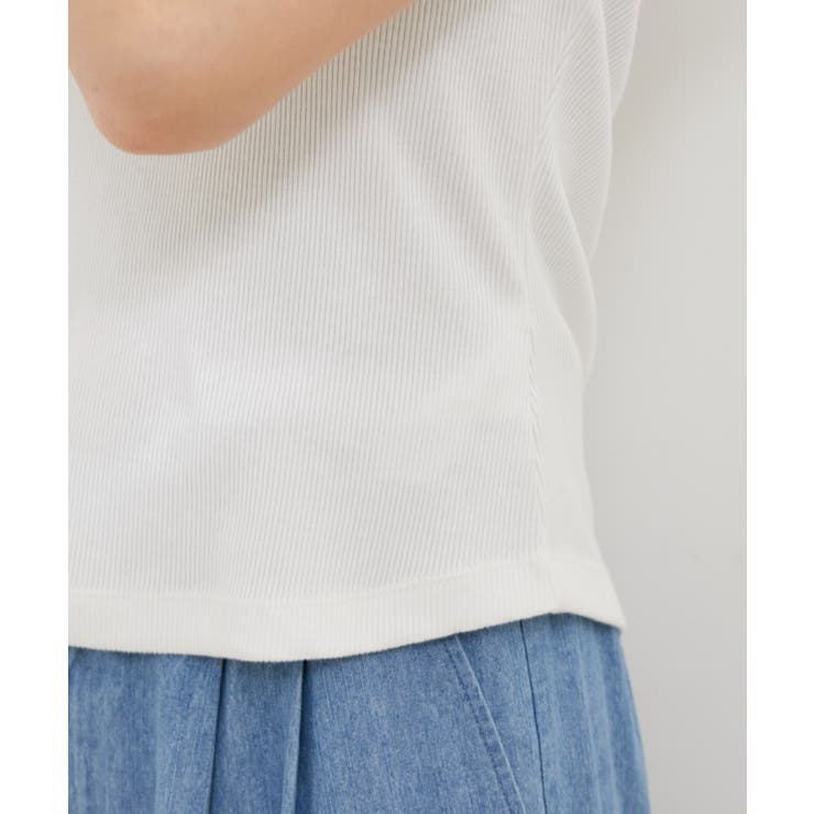 【洗える】フロントロゴ刺繍タンクトップ | VIS  | 詳細画像13 