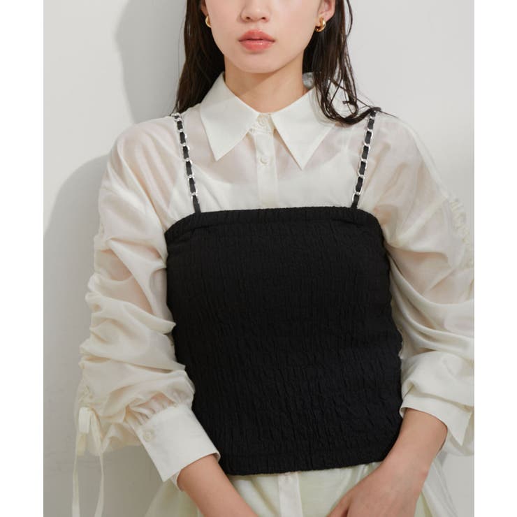 シャーリングキャミビスチェ | VIS  | 詳細画像1 