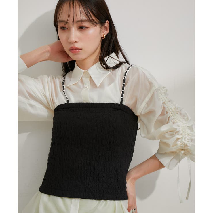 シャーリングキャミビスチェ | VIS  | 詳細画像2 