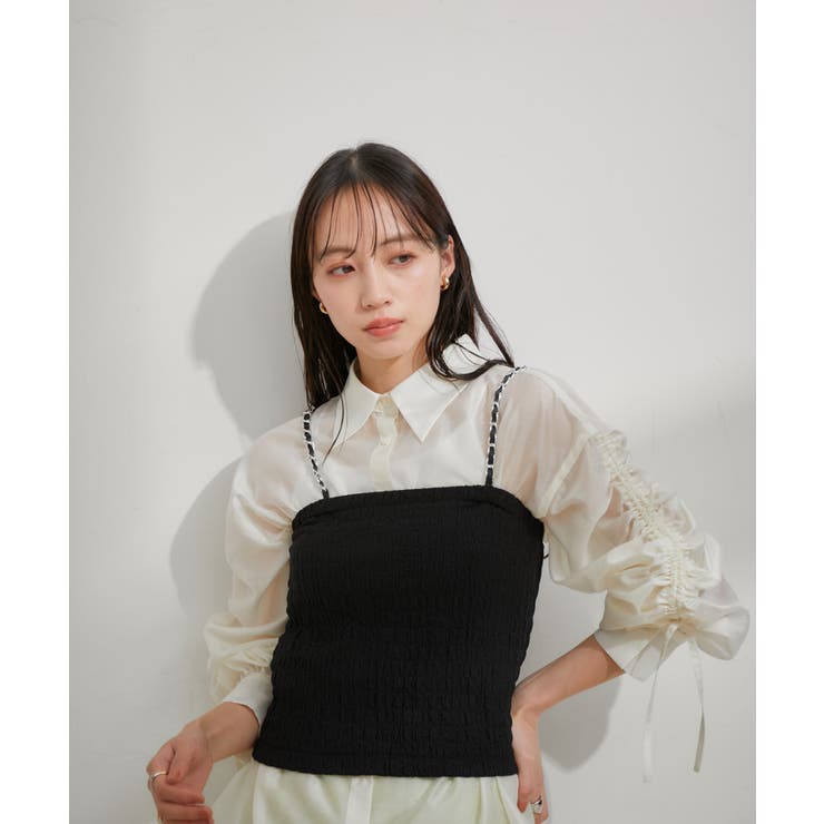 シャーリングキャミビスチェ | VIS  | 詳細画像3 