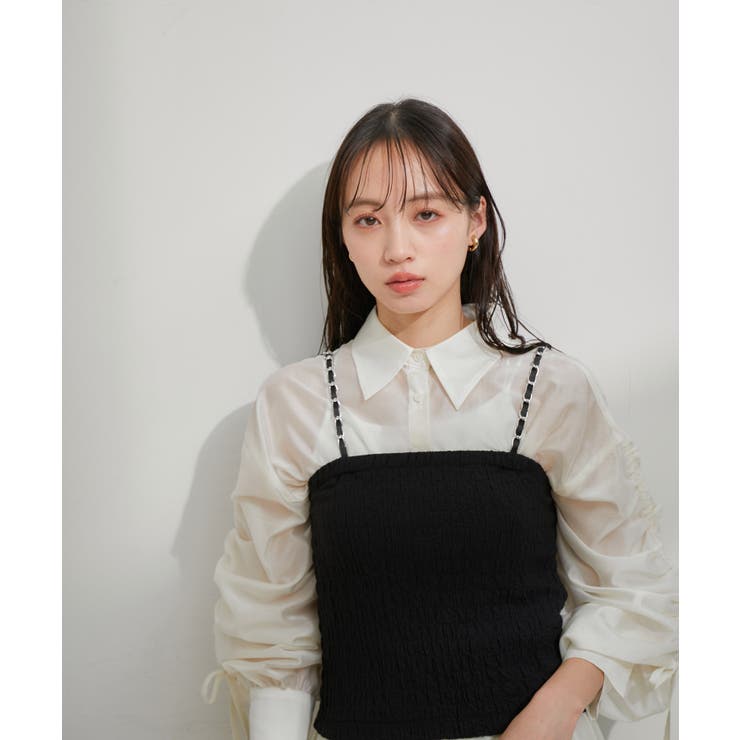 シャーリングキャミビスチェ | VIS  | 詳細画像4 