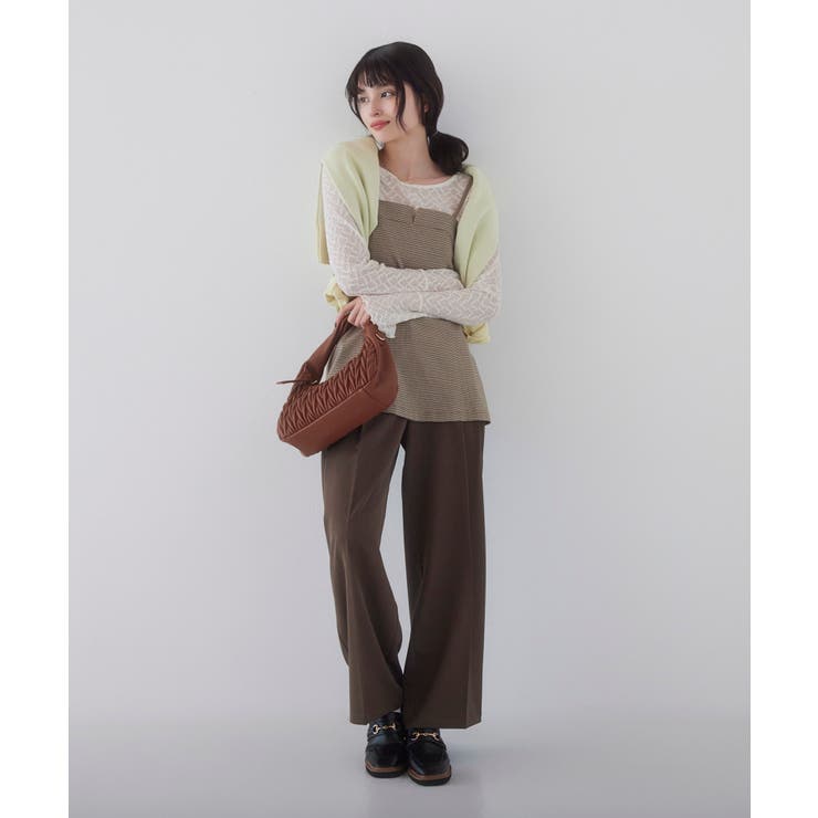 【美easy】ウーリッシュチュニック丈ビスチェ【セットアップ対応/洗える】 | VIS  | 詳細画像10 