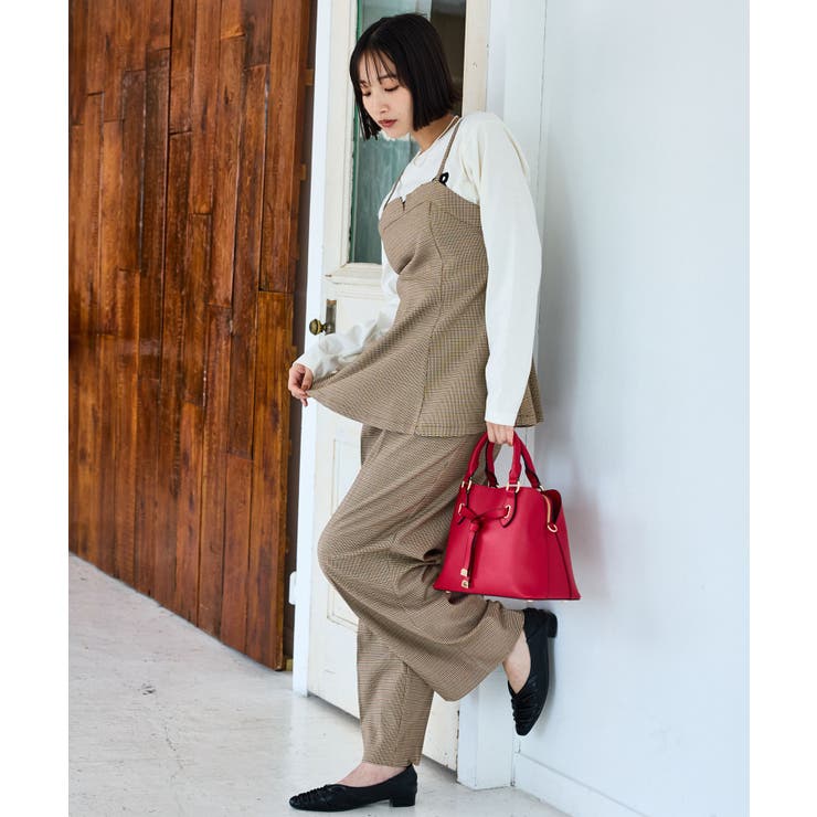 【美easy】ウーリッシュチュニック丈ビスチェ【セットアップ対応/洗える】 | VIS  | 詳細画像12 