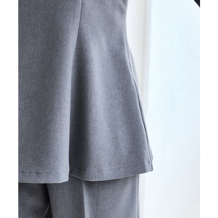 【美easy】ウーリッシュチュニック丈ビスチェ【セットアップ対応/洗える】 | VIS  | 詳細画像26 