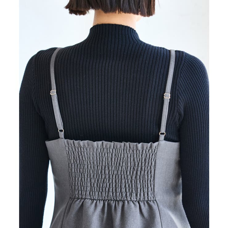 【美easy】ウーリッシュチュニック丈ビスチェ【セットアップ対応/洗える】 | VIS  | 詳細画像27 