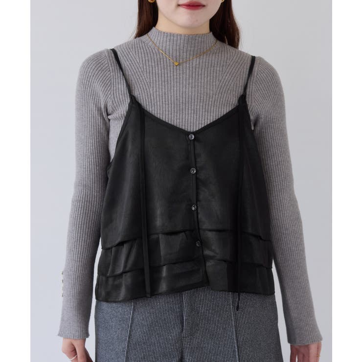 【WEB限定】サテンフリルビスチェ/2WAY | VIS  | 詳細画像17 