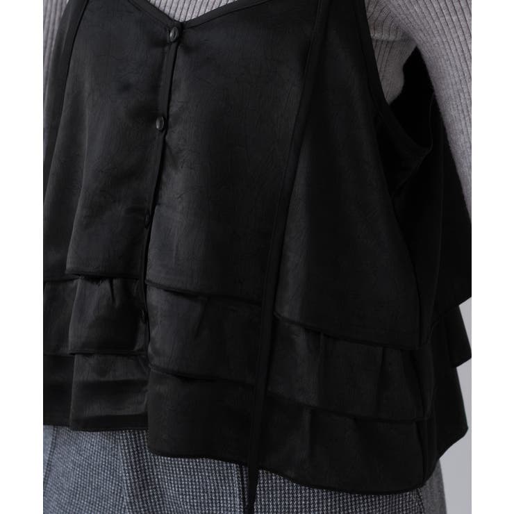 【WEB限定】サテンフリルビスチェ/2WAY | VIS  | 詳細画像21 