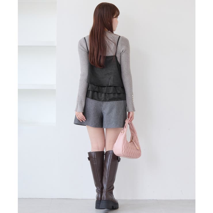 【WEB限定】サテンフリルビスチェ/2WAY | VIS  | 詳細画像8 