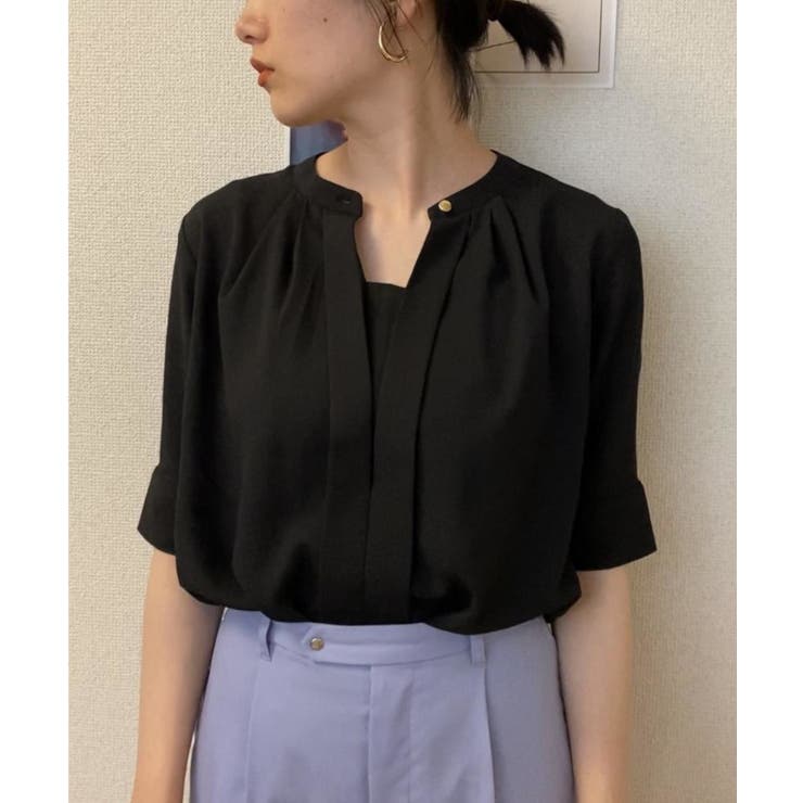 【2WAY】フロントタックブラウス | VIS  | 詳細画像14 