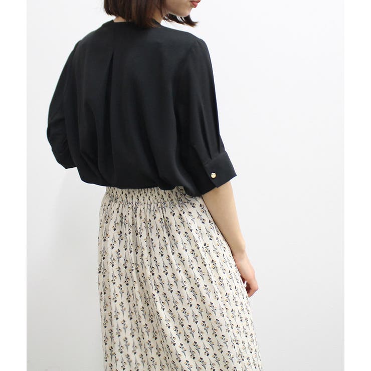 【2WAY】フロントタックブラウス | VIS  | 詳細画像8 