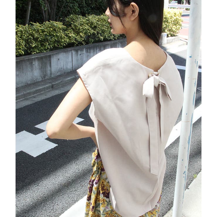 【セットアップ対応】バックリボンブラウス | VIS  | 詳細画像19 