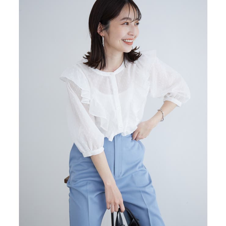 V切り替えフリルブラウス 品番 Visw Vis ビス のレディースファッション通販 Shoplist ショップリスト
