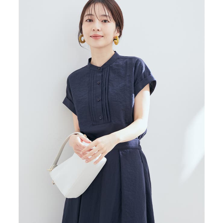 【セットアップ対応】柄＆無地アソートブラウス【EASY CARE】 | VIS  | 詳細画像17 