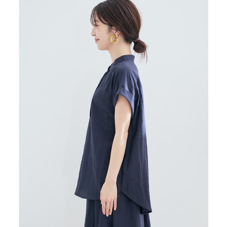 【セットアップ対応】柄＆無地アソートブラウス【EASY CARE】 | VIS  | 詳細画像19 