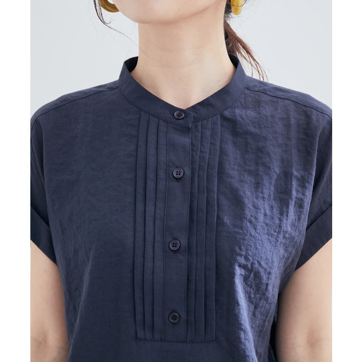 【セットアップ対応】柄＆無地アソートブラウス【EASY CARE】 | VIS  | 詳細画像21 