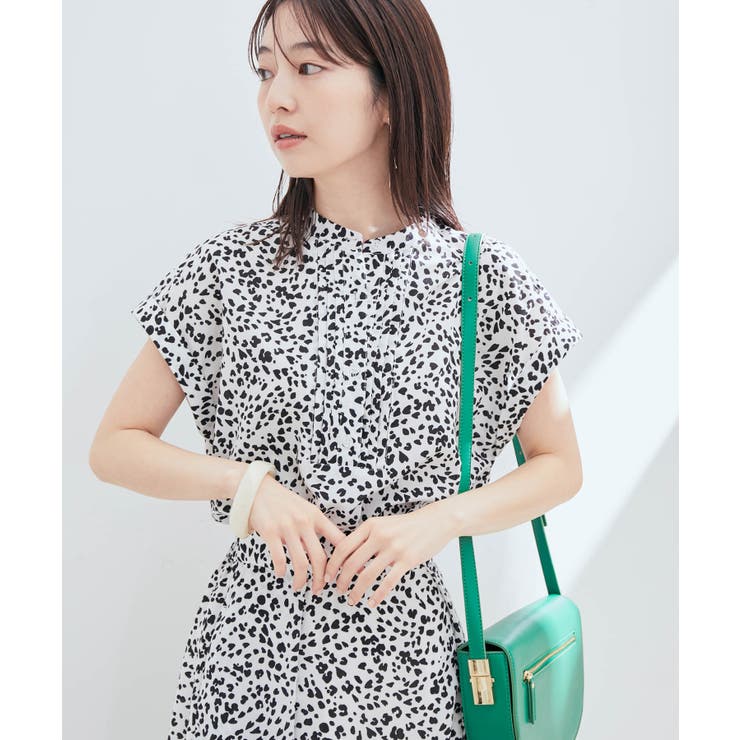 【セットアップ対応】柄＆無地アソートブラウス【EASY CARE】 | VIS  | 詳細画像3 