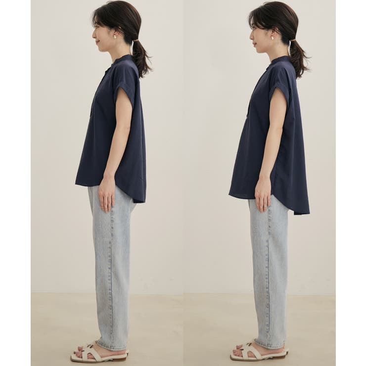 【セットアップ対応】柄＆無地アソートブラウス【EASY CARE】 | VIS  | 詳細画像35 