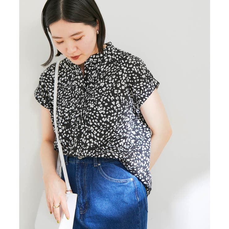 【セットアップ対応】柄＆無地アソートブラウス【EASY CARE】 | VIS  | 詳細画像37 