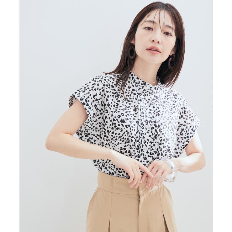 【セットアップ対応】柄＆無地アソートブラウス【EASY CARE】 | VIS  | 詳細画像6 