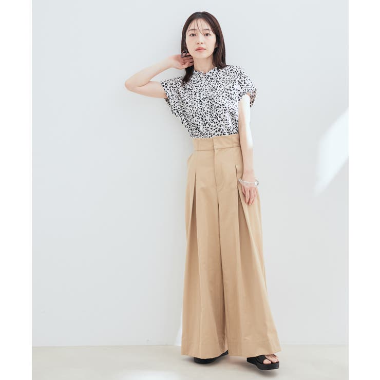 【セットアップ対応】柄＆無地アソートブラウス【EASY CARE】 | VIS  | 詳細画像7 