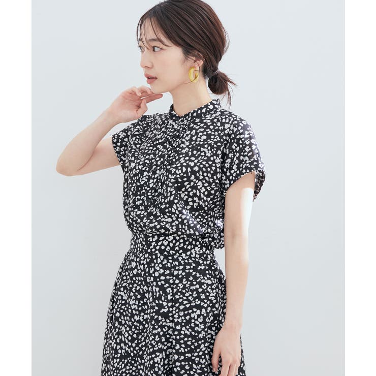 【セットアップ対応】柄＆無地アソートブラウス【EASY CARE】 | VIS  | 詳細画像8 