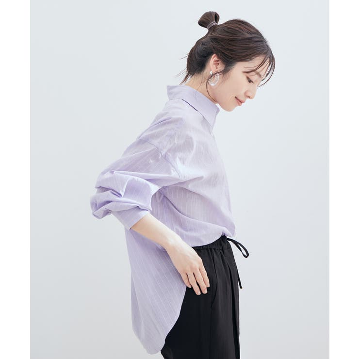 シアーストライプシャツ | VIS  | 詳細画像11 