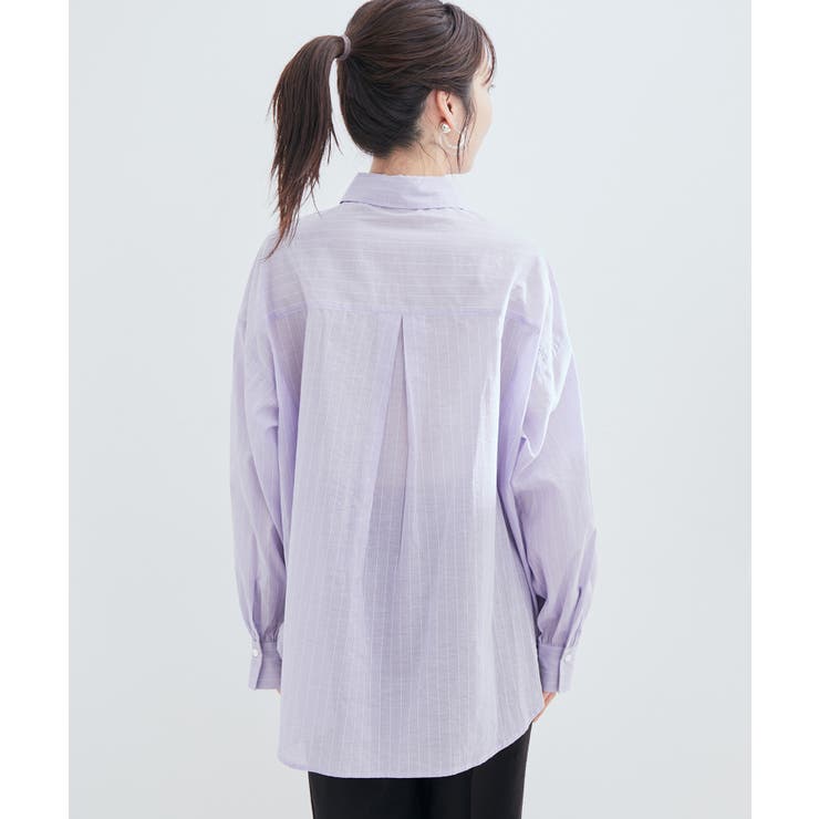 シアーストライプシャツ | VIS  | 詳細画像16 