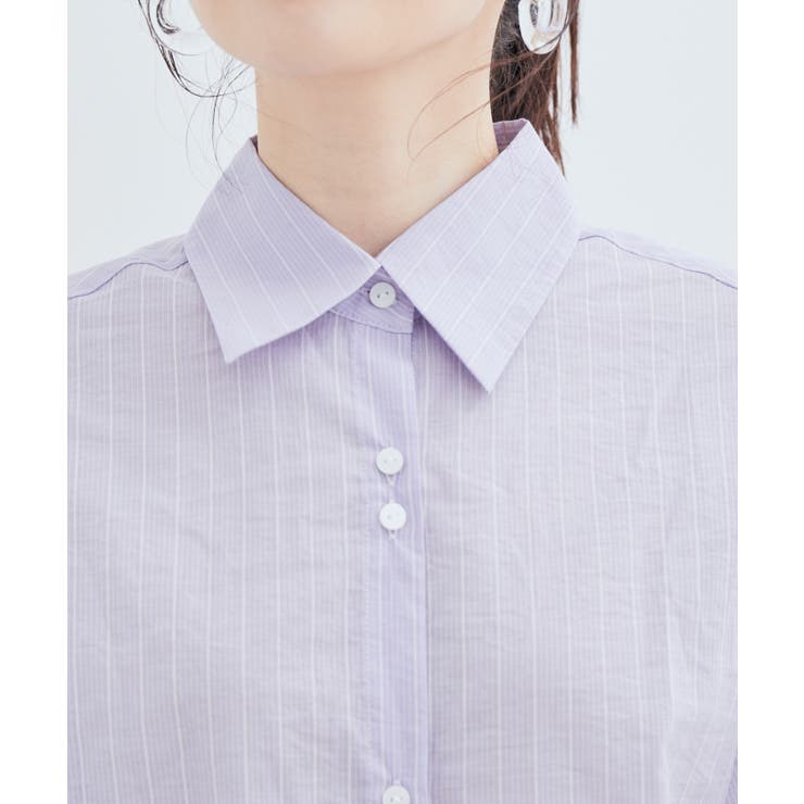 シアーストライプシャツ | VIS  | 詳細画像17 