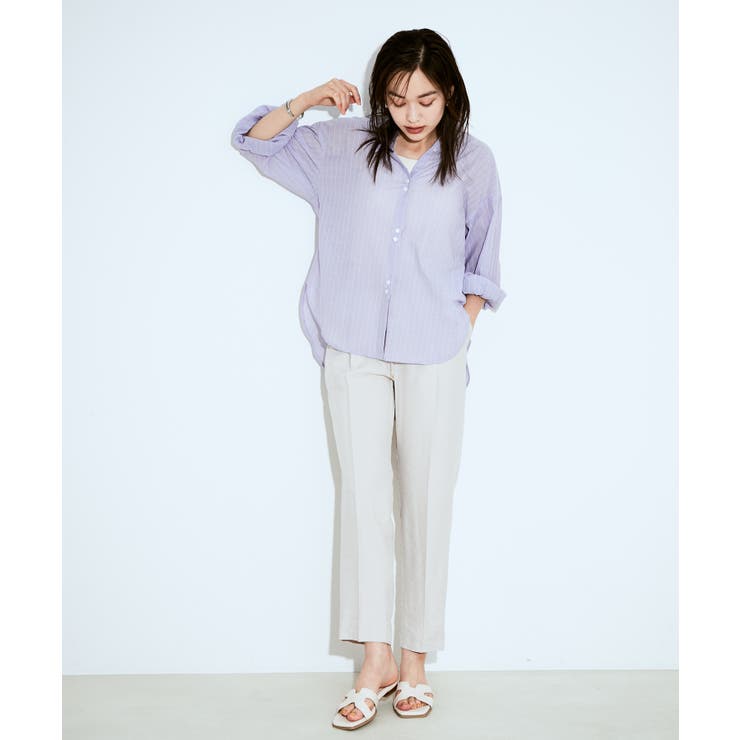 シアーストライプシャツ | VIS  | 詳細画像25 