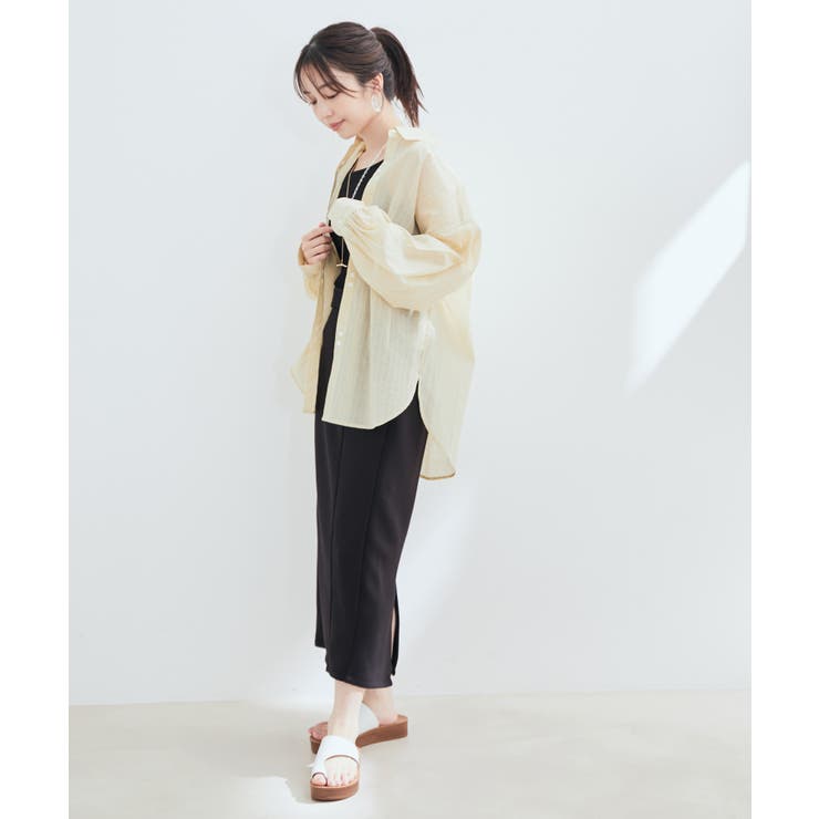 シアーストライプシャツ | VIS  | 詳細画像6 