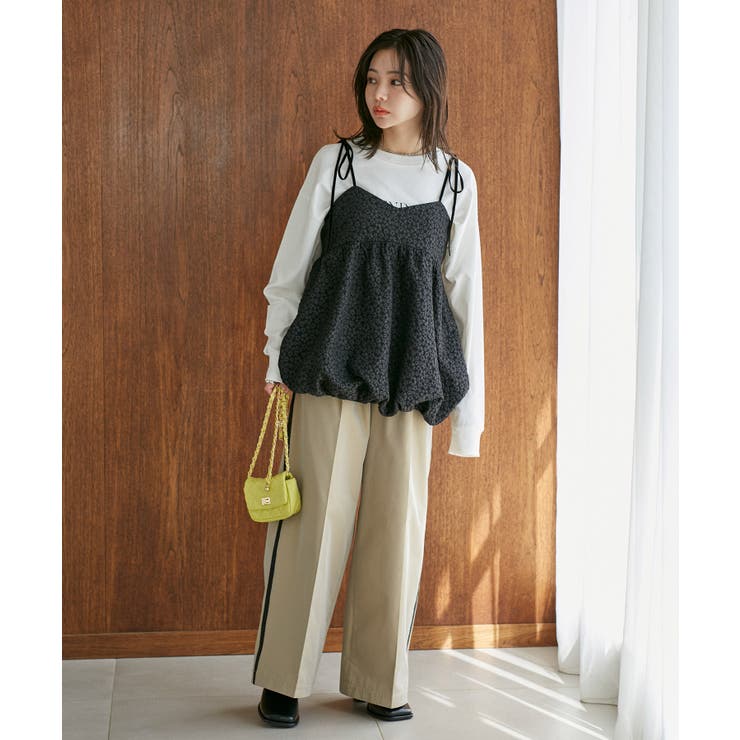 ジャガードバルーンリボンキャミソール | VIS  | 詳細画像10 