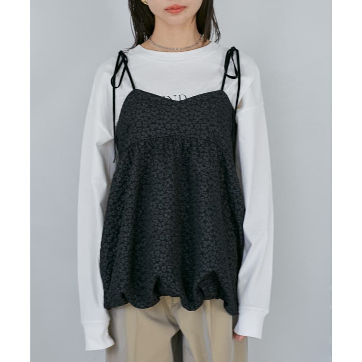 ジャガードバルーンリボンキャミソール | VIS  | 詳細画像19 