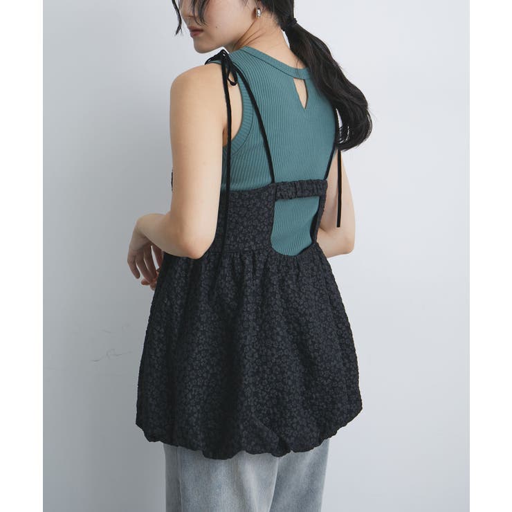 ジャガードバルーンリボンキャミソール | VIS  | 詳細画像6 