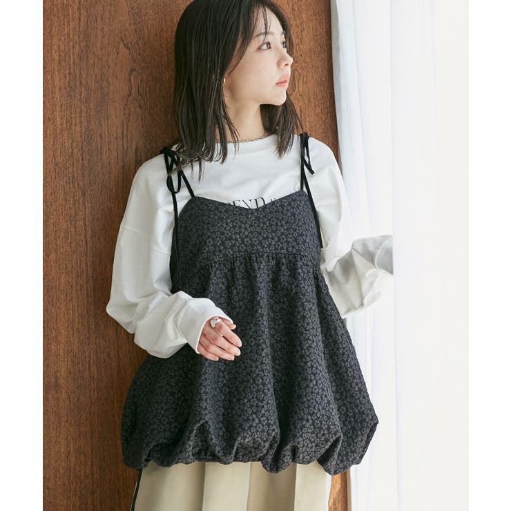 ジャガードバルーンリボンキャミソール | VIS  | 詳細画像9 