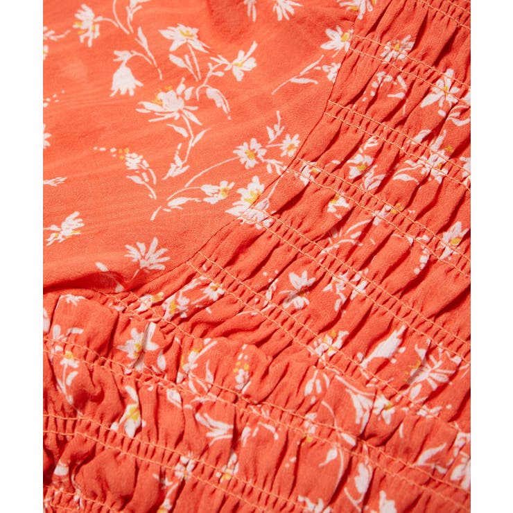 【セットアップ対応】花柄シャーリングブラウス | VIS  | 詳細画像23 