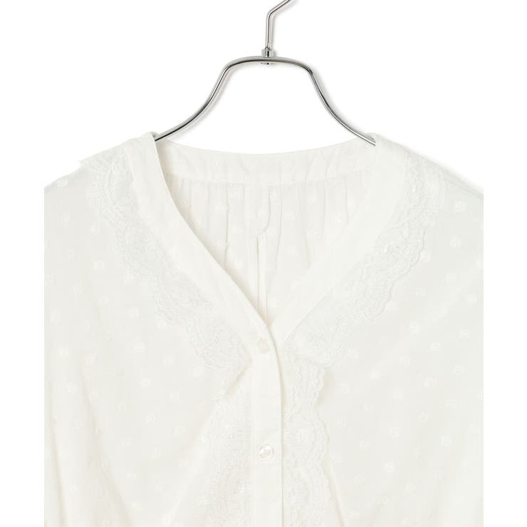 ドビーフラワーブラウス | VIS  | 詳細画像38 