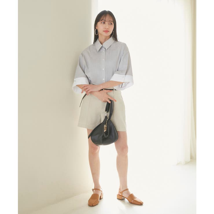 【洗える】オーバーサイズピンタックシャツ | VIS  | 詳細画像13 